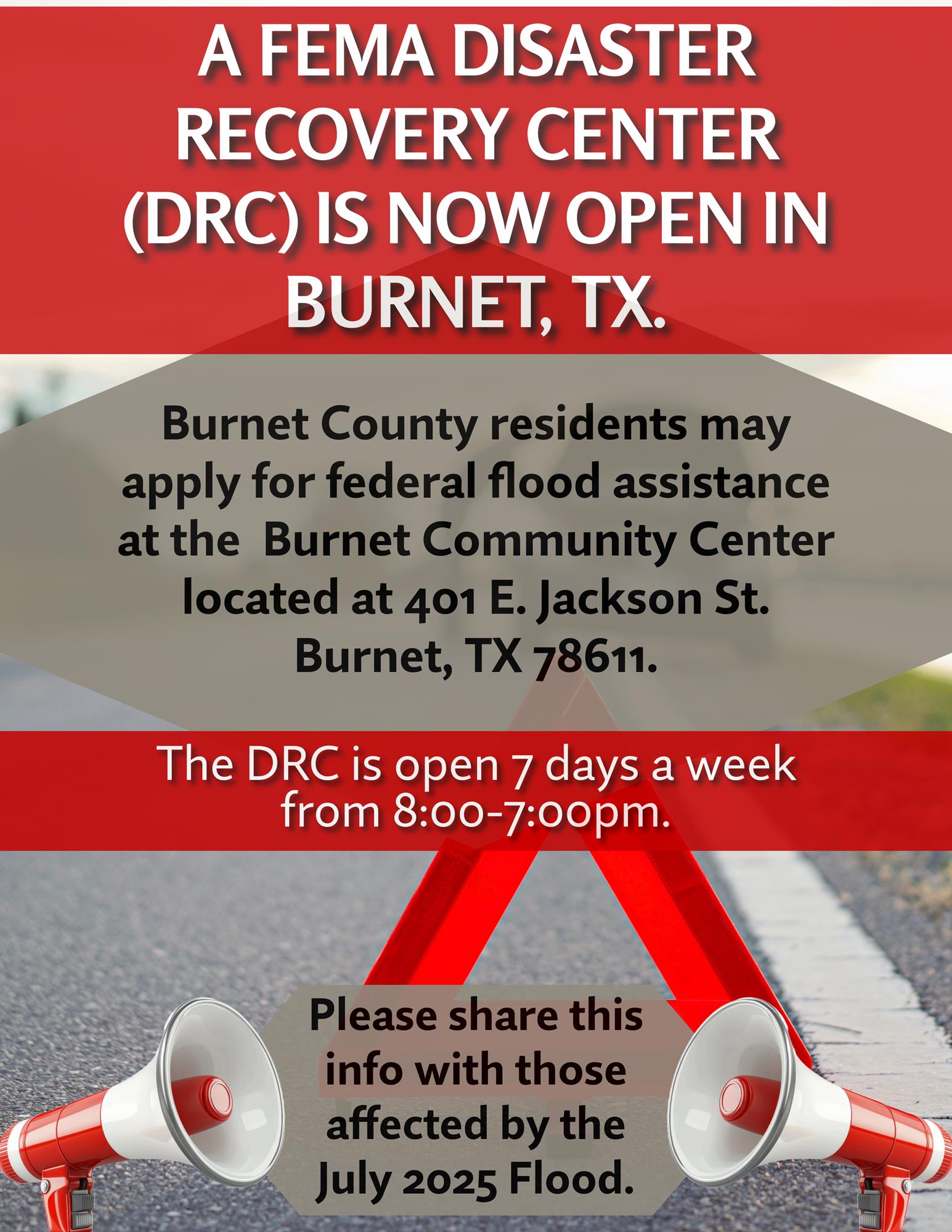 FEMA DRC Flyer link to pdf.